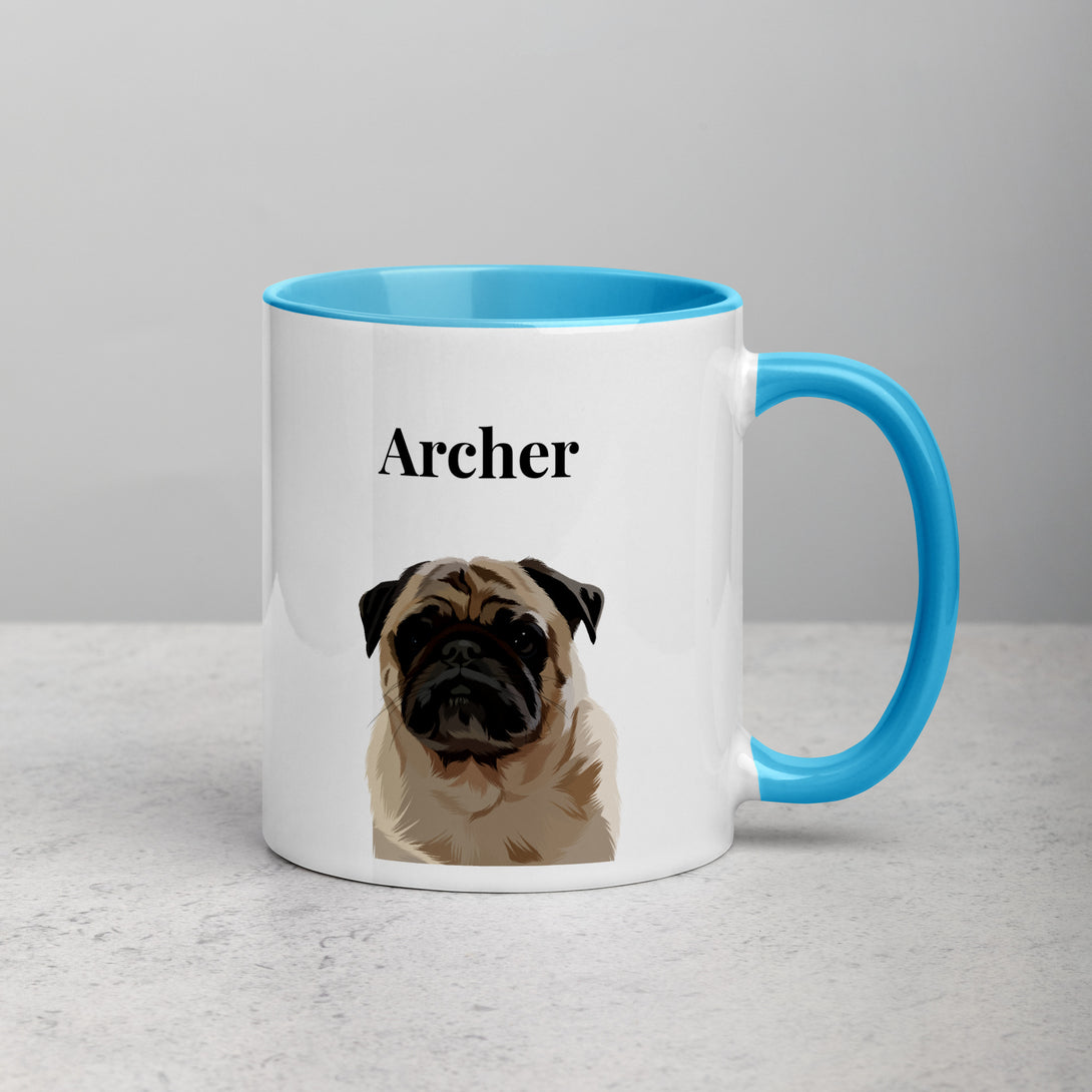 Custom Pet Portrait Mug - Print And Paw